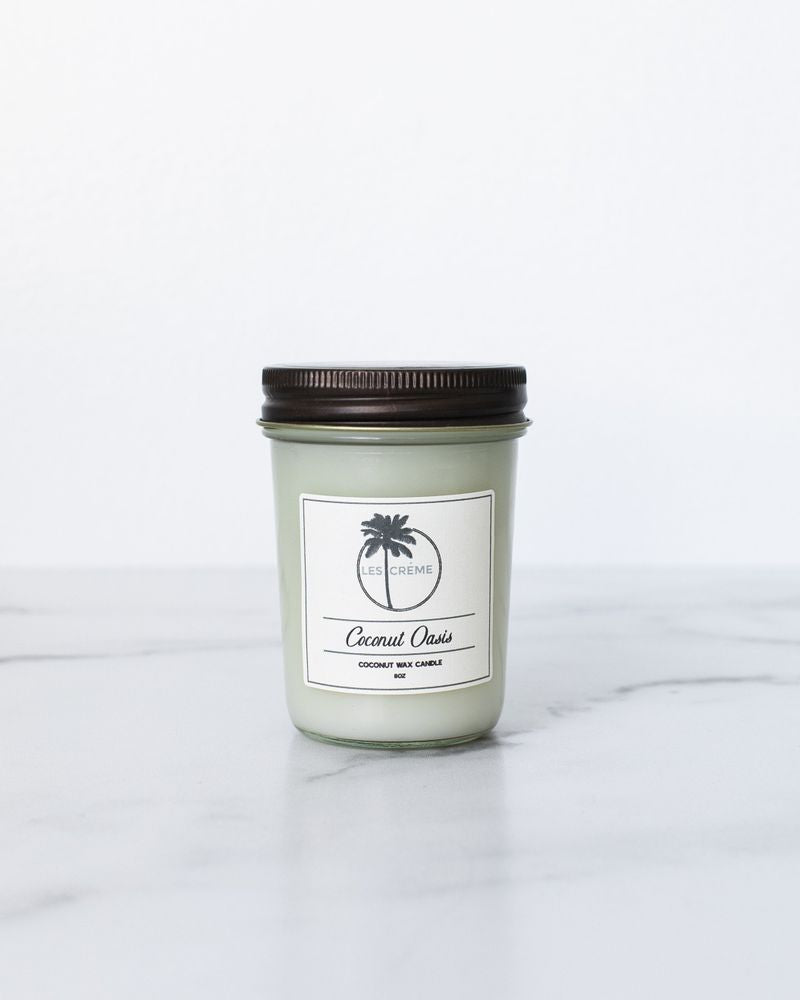 Coconut Oasis Scent Coconut Wax Candle