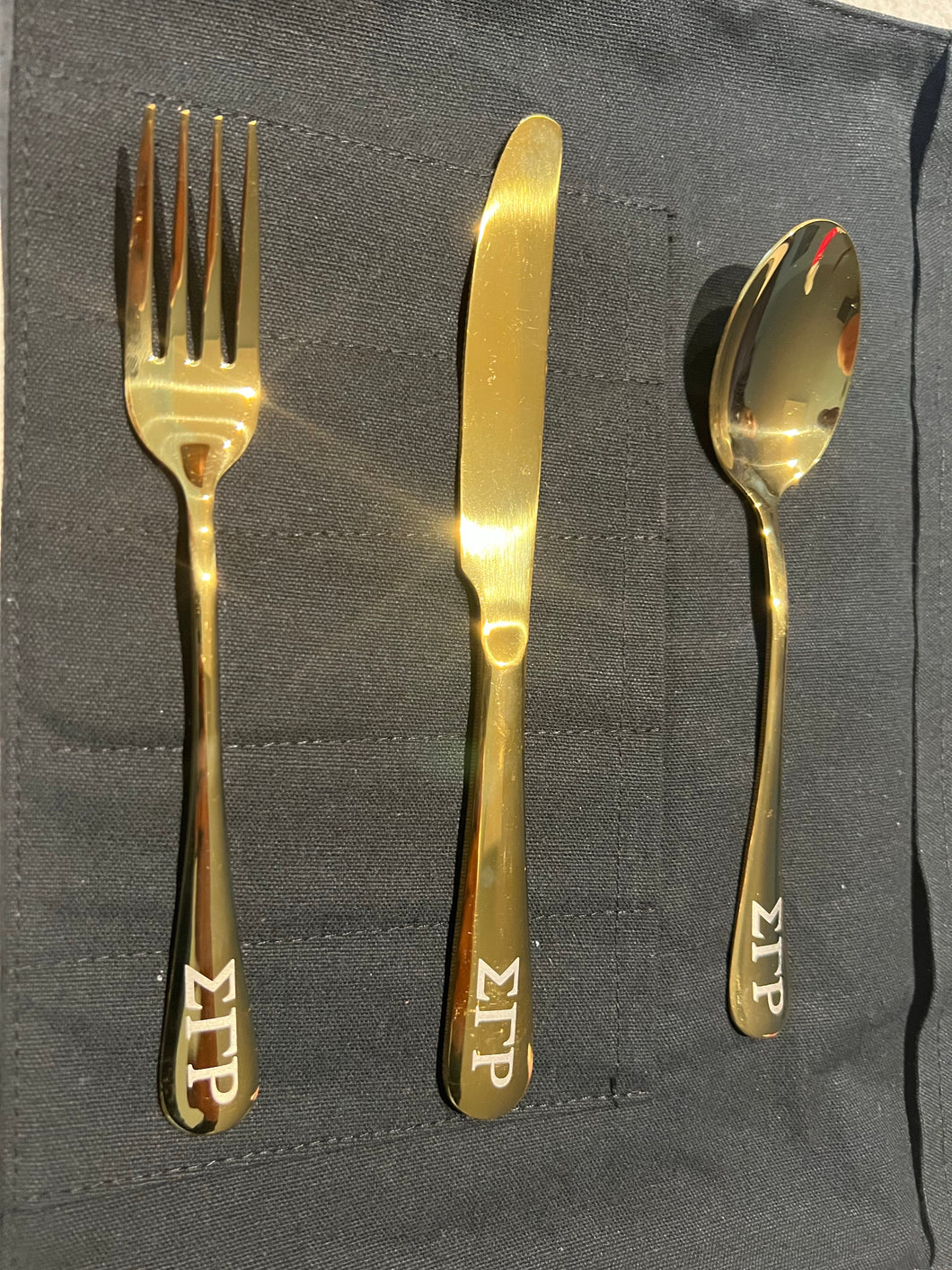 SGRHO Silverware set (Gold)