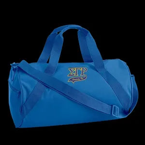 Sigma Gamma Rho Royal Barrel Duffle Bag W/Tail