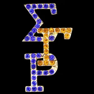 Sigma Gamma Rho Crystal Overlap Letters Pin